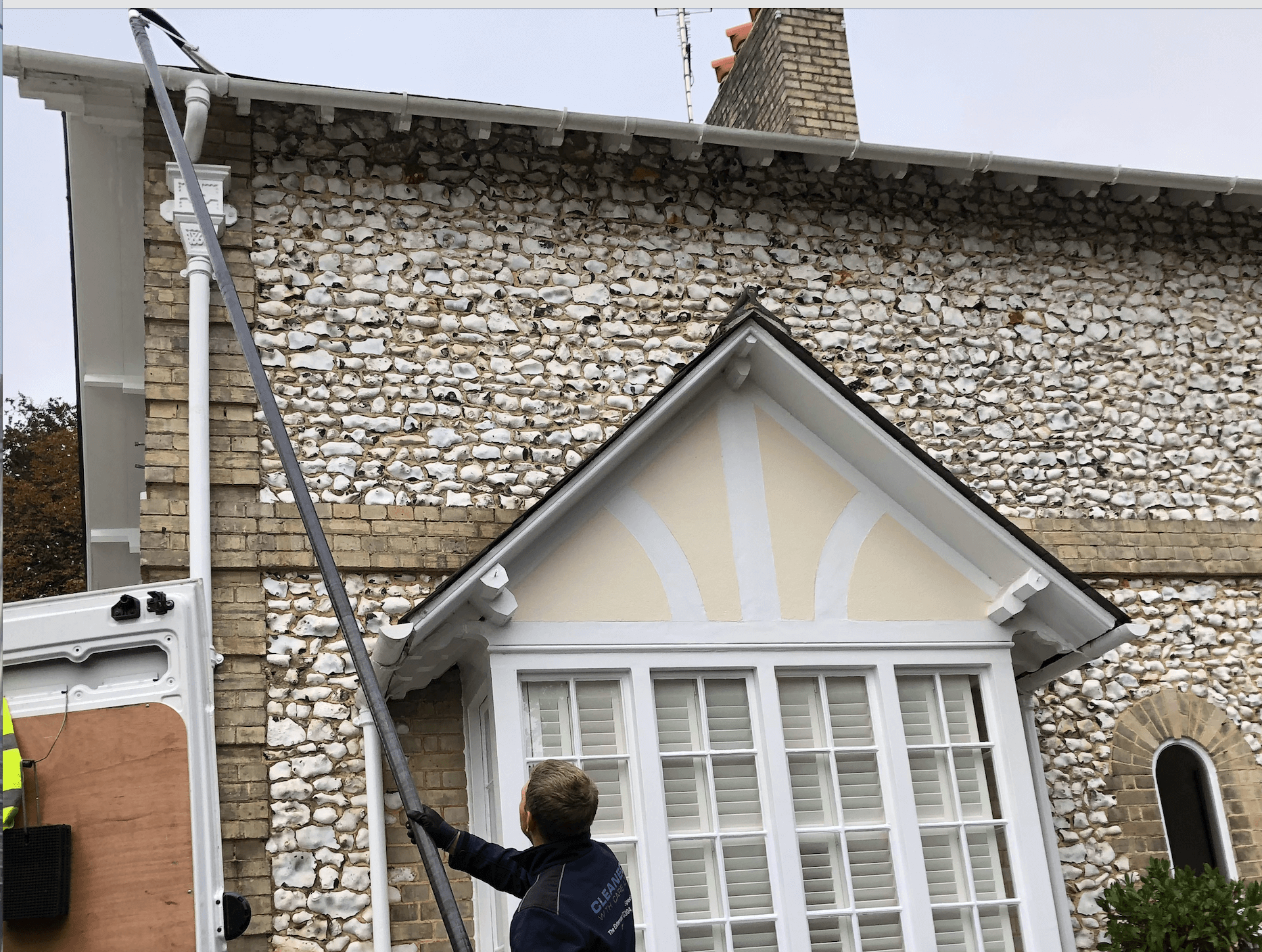 Professional gutter cleaning tools and equipment used by The Roof Moss Cleaners in Sandhurst